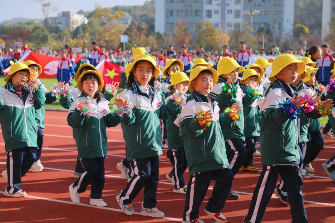 37个方阵超燃亮相还有太极钟英小学这届运动会玩嗨了